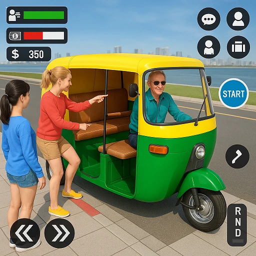 Tuk Tuk Rickshaw - Auto Game